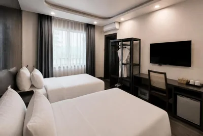 Twin Room with Mountain View — Aha Terrace Hotel